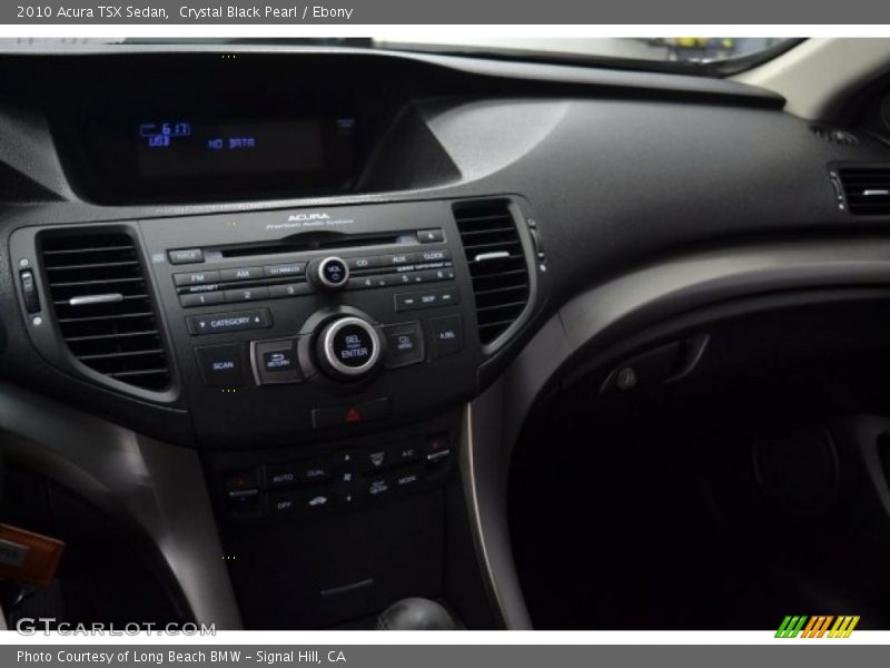 Crystal Black Pearl / Ebony 2010 Acura TSX Sedan