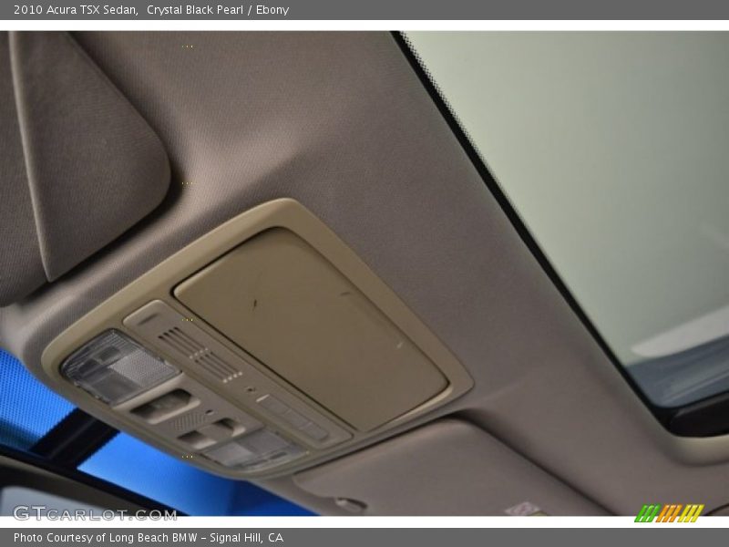 Crystal Black Pearl / Ebony 2010 Acura TSX Sedan