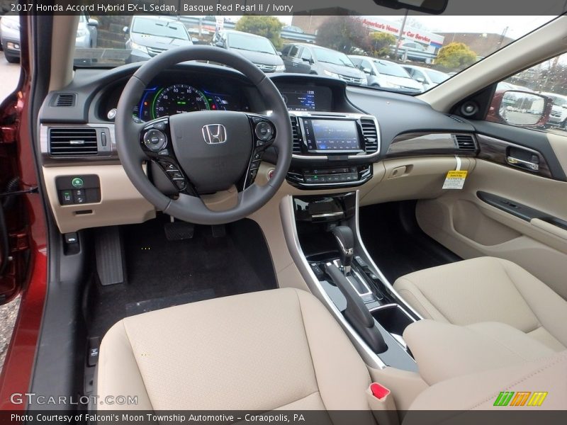 Basque Red Pearl II / Ivory 2017 Honda Accord Hybrid EX-L Sedan