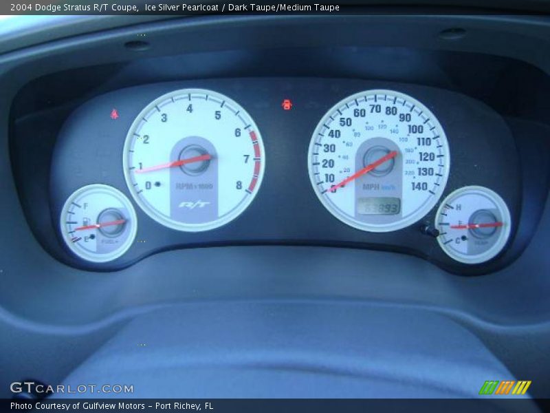 Ice Silver Pearlcoat / Dark Taupe/Medium Taupe 2004 Dodge Stratus R/T Coupe