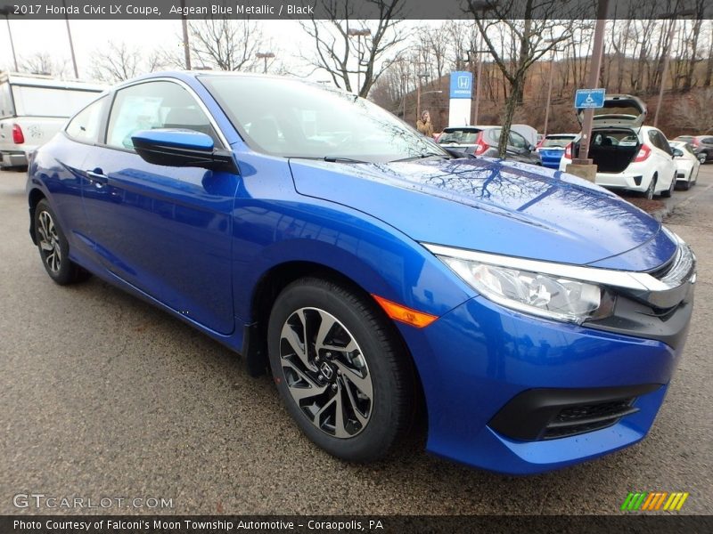 Front 3/4 View of 2017 Civic LX Coupe