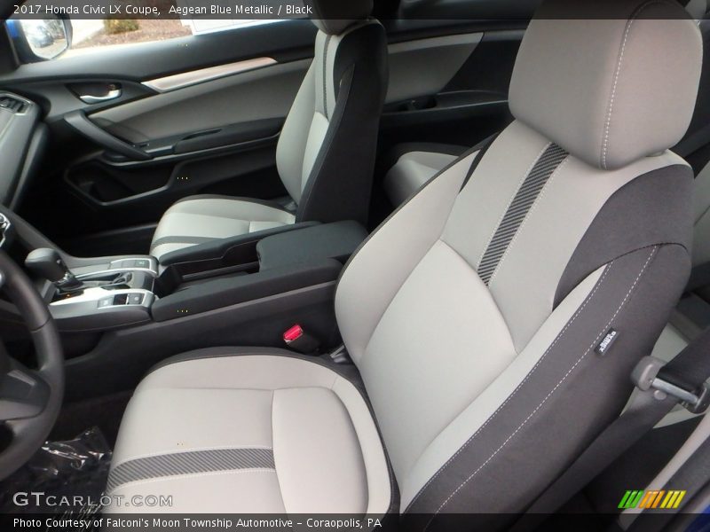 Front Seat of 2017 Civic LX Coupe