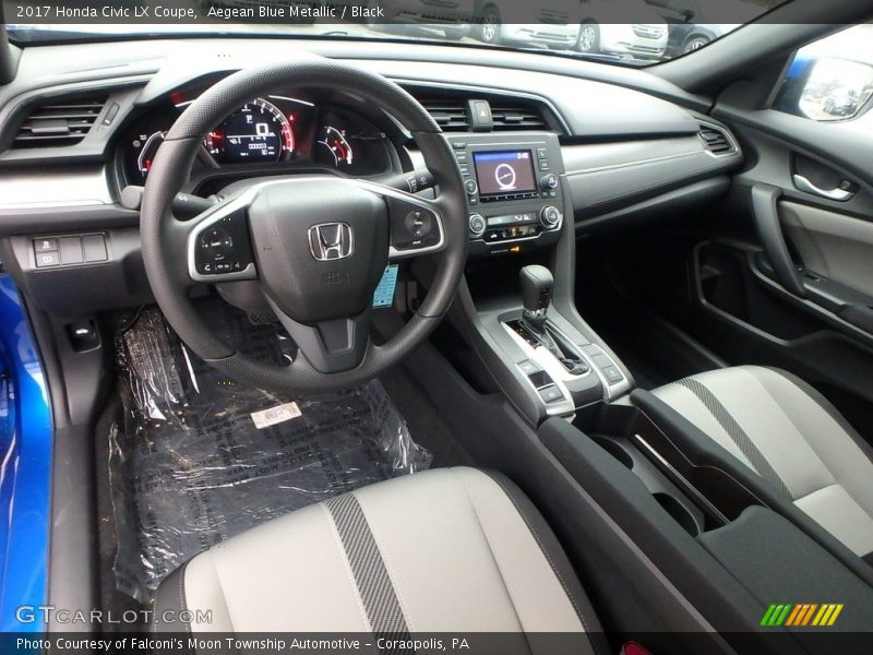  2017 Civic LX Coupe Black Interior