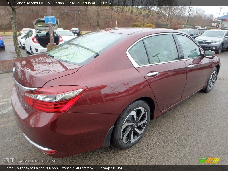 Basque Red Pearl II / Ivory 2017 Honda Accord EX-L V6 Sedan