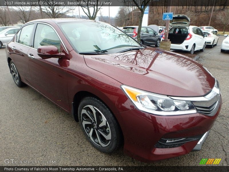 Basque Red Pearl II / Ivory 2017 Honda Accord EX-L V6 Sedan