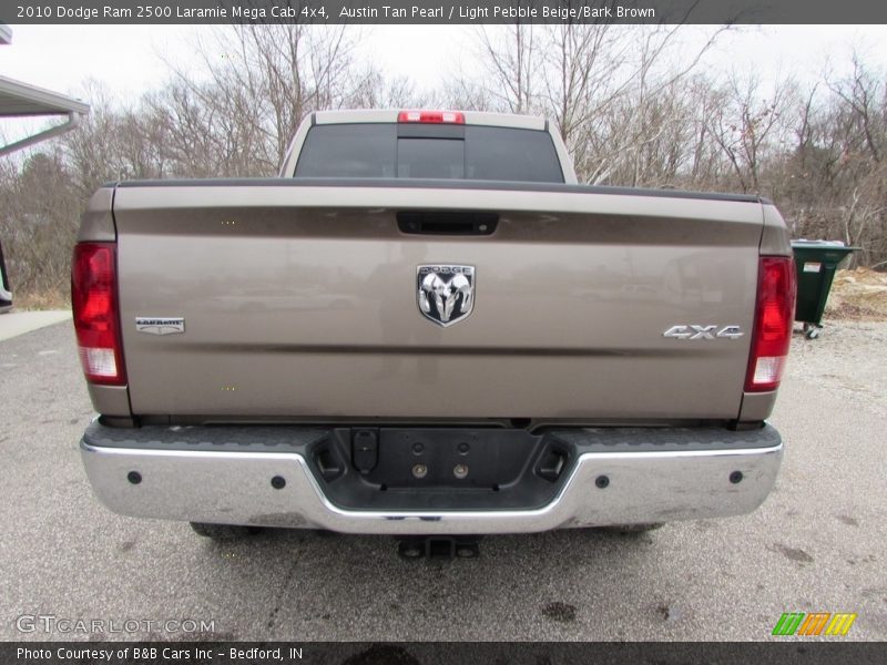 Austin Tan Pearl / Light Pebble Beige/Bark Brown 2010 Dodge Ram 2500 Laramie Mega Cab 4x4