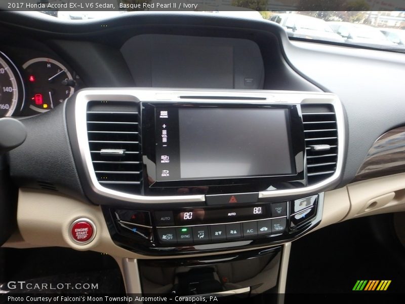 Basque Red Pearl II / Ivory 2017 Honda Accord EX-L V6 Sedan