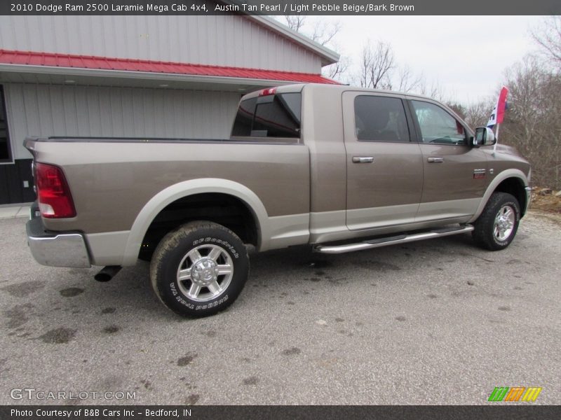 Austin Tan Pearl / Light Pebble Beige/Bark Brown 2010 Dodge Ram 2500 Laramie Mega Cab 4x4