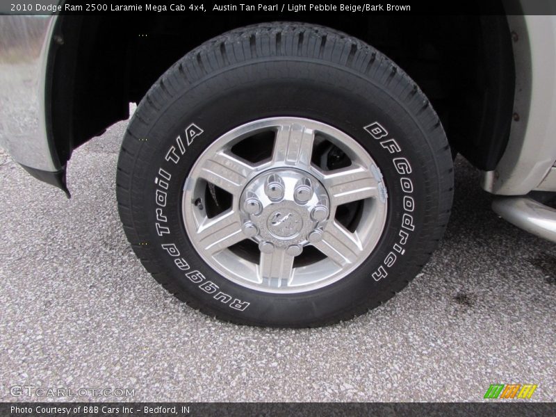 Austin Tan Pearl / Light Pebble Beige/Bark Brown 2010 Dodge Ram 2500 Laramie Mega Cab 4x4