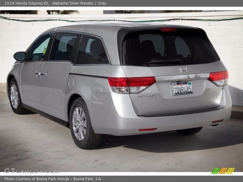 Alabaster Silver Metallic / Gray 2014 Honda Odyssey EX