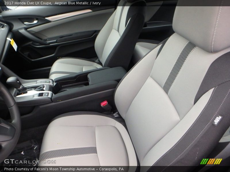 Front Seat of 2017 Civic LX Coupe