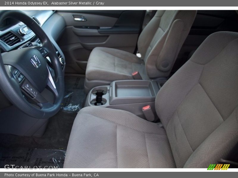 Alabaster Silver Metallic / Gray 2014 Honda Odyssey EX