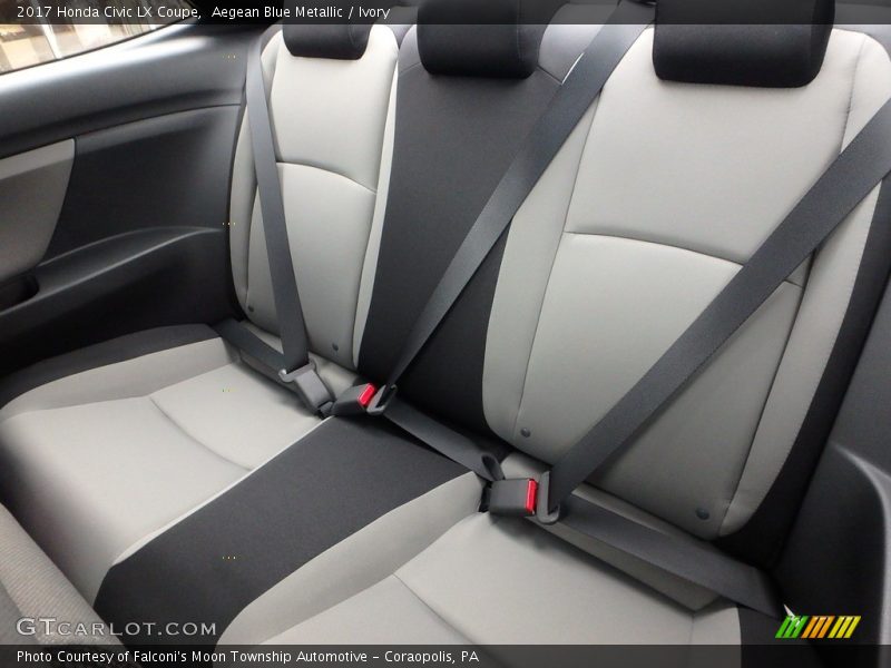 Rear Seat of 2017 Civic LX Coupe