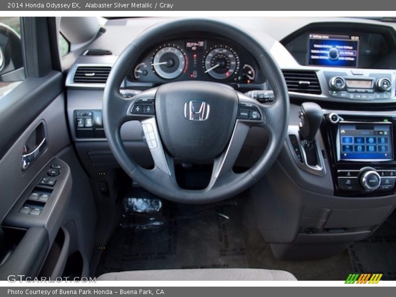 Alabaster Silver Metallic / Gray 2014 Honda Odyssey EX