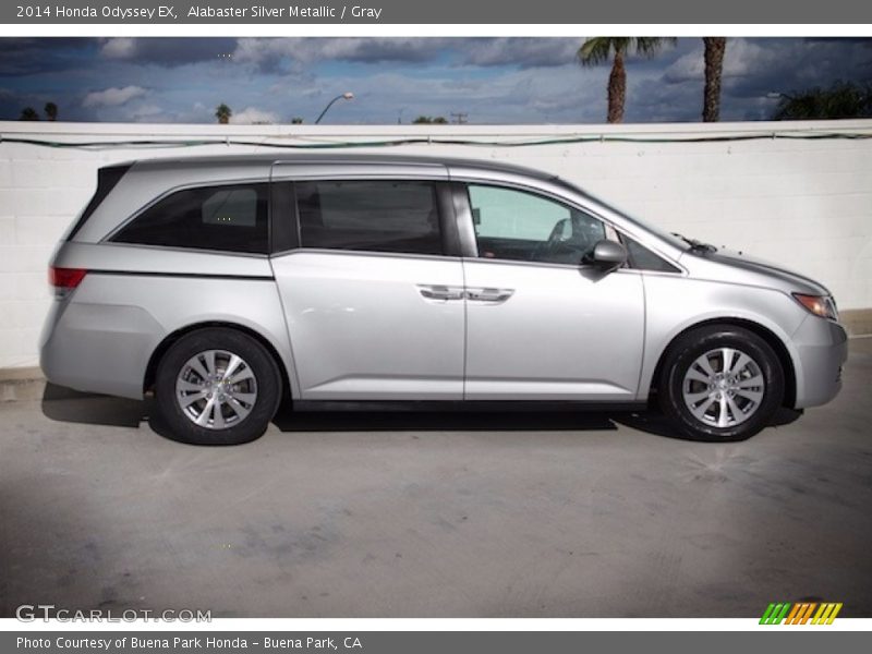 Alabaster Silver Metallic / Gray 2014 Honda Odyssey EX
