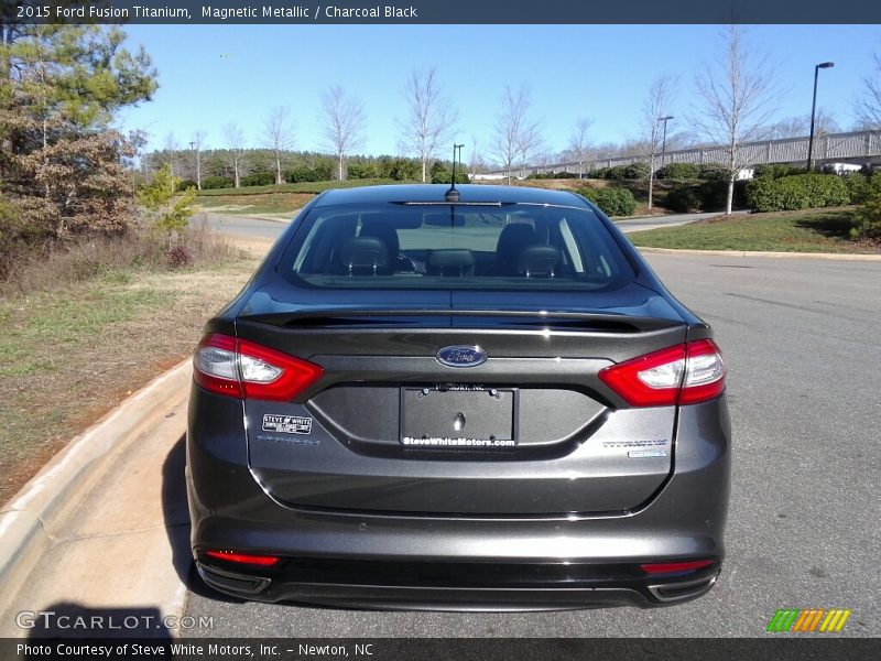 Magnetic Metallic / Charcoal Black 2015 Ford Fusion Titanium