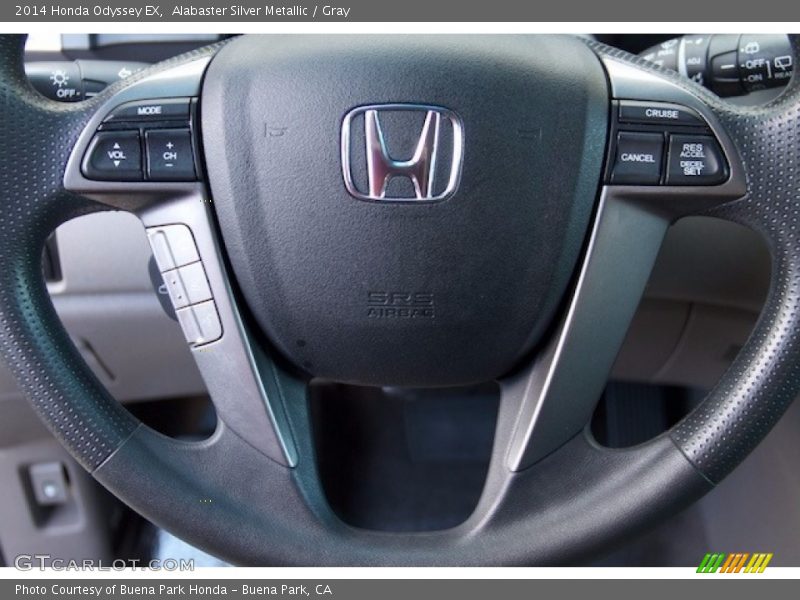Alabaster Silver Metallic / Gray 2014 Honda Odyssey EX
