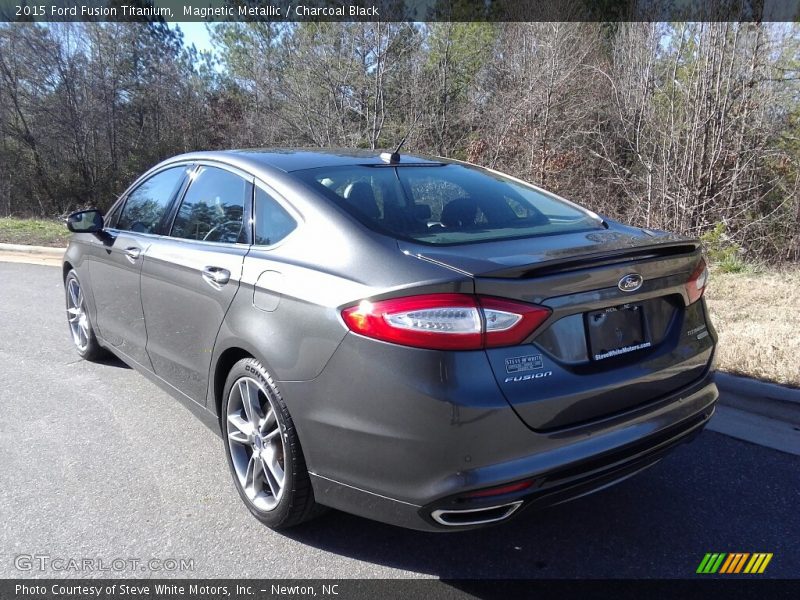 Magnetic Metallic / Charcoal Black 2015 Ford Fusion Titanium