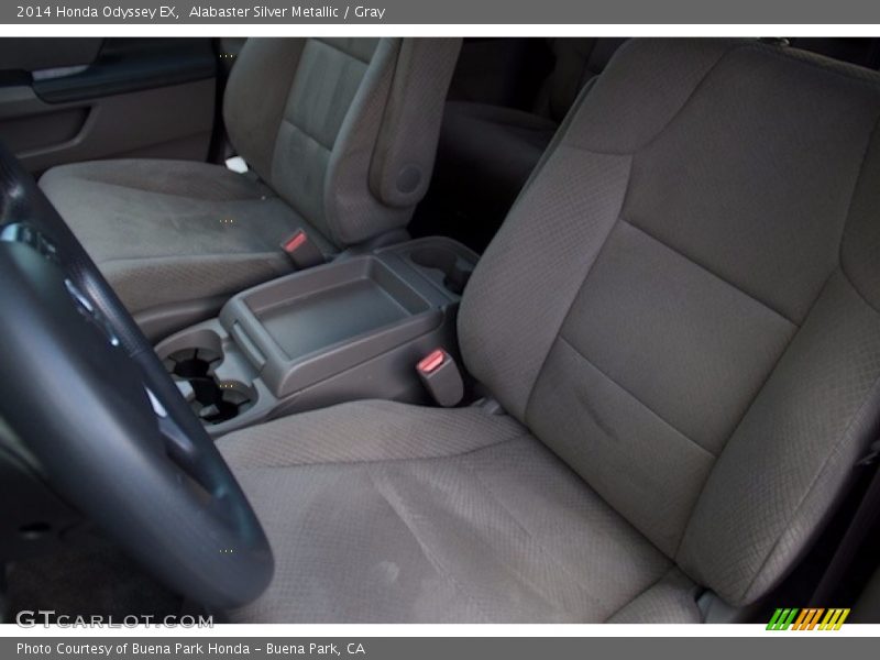 Alabaster Silver Metallic / Gray 2014 Honda Odyssey EX