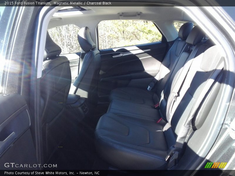 Magnetic Metallic / Charcoal Black 2015 Ford Fusion Titanium