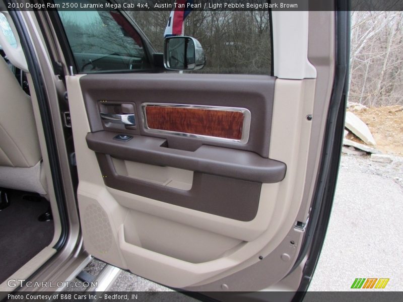 Austin Tan Pearl / Light Pebble Beige/Bark Brown 2010 Dodge Ram 2500 Laramie Mega Cab 4x4