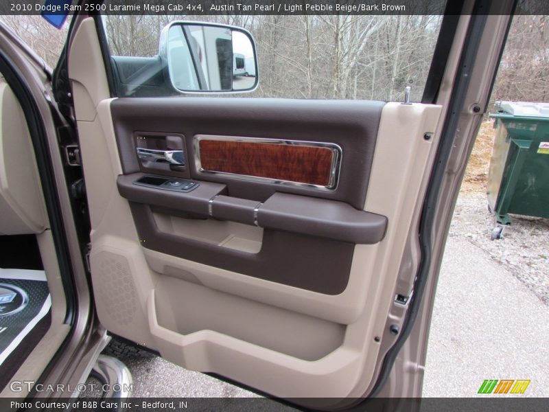 Austin Tan Pearl / Light Pebble Beige/Bark Brown 2010 Dodge Ram 2500 Laramie Mega Cab 4x4