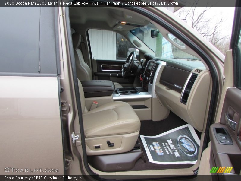 Austin Tan Pearl / Light Pebble Beige/Bark Brown 2010 Dodge Ram 2500 Laramie Mega Cab 4x4