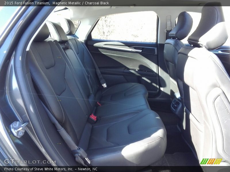 Magnetic Metallic / Charcoal Black 2015 Ford Fusion Titanium