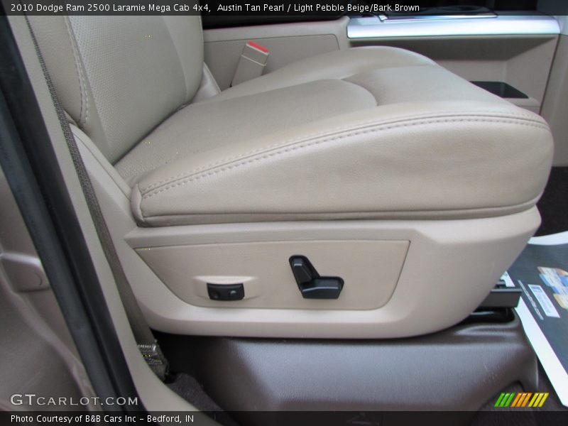 Austin Tan Pearl / Light Pebble Beige/Bark Brown 2010 Dodge Ram 2500 Laramie Mega Cab 4x4