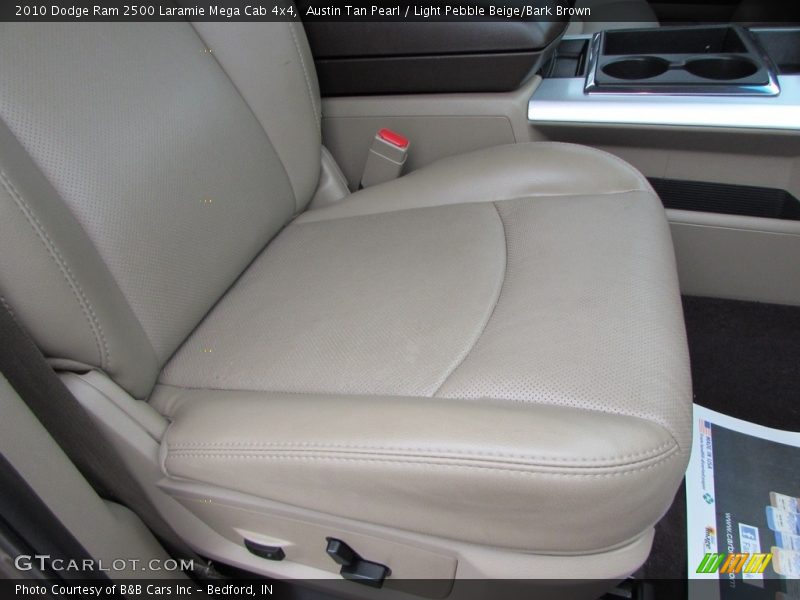 Austin Tan Pearl / Light Pebble Beige/Bark Brown 2010 Dodge Ram 2500 Laramie Mega Cab 4x4
