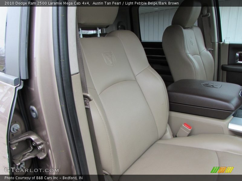 Austin Tan Pearl / Light Pebble Beige/Bark Brown 2010 Dodge Ram 2500 Laramie Mega Cab 4x4