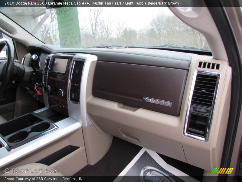 Austin Tan Pearl / Light Pebble Beige/Bark Brown 2010 Dodge Ram 2500 Laramie Mega Cab 4x4