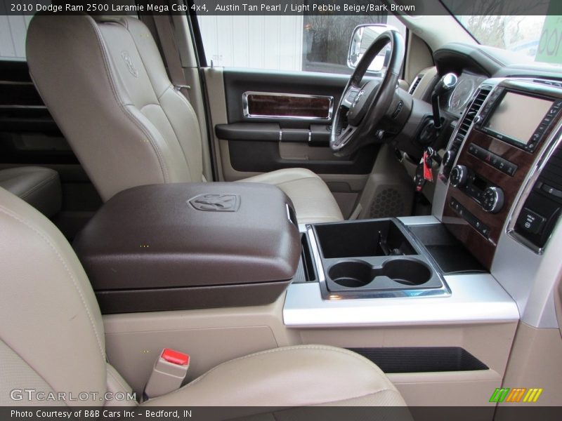 Austin Tan Pearl / Light Pebble Beige/Bark Brown 2010 Dodge Ram 2500 Laramie Mega Cab 4x4
