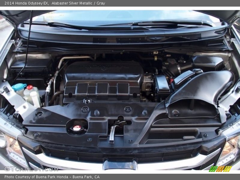 Alabaster Silver Metallic / Gray 2014 Honda Odyssey EX