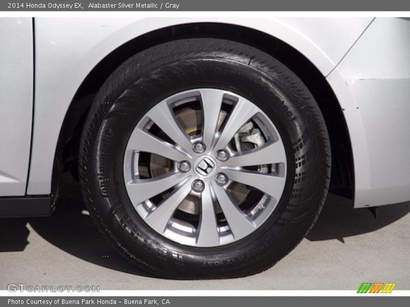 Alabaster Silver Metallic / Gray 2014 Honda Odyssey EX