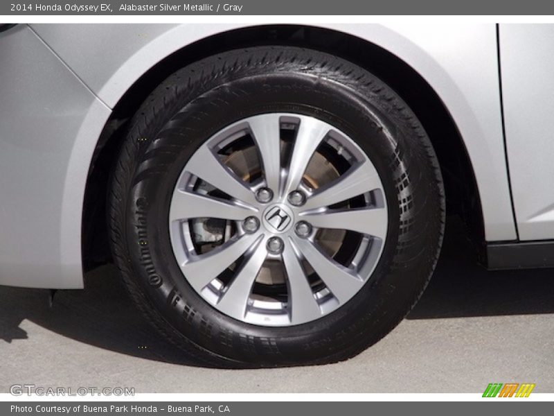 Alabaster Silver Metallic / Gray 2014 Honda Odyssey EX