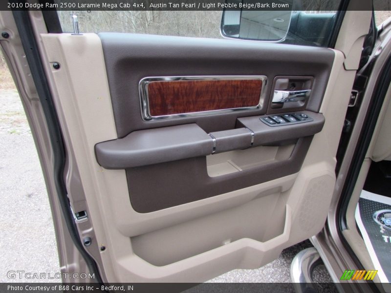 Austin Tan Pearl / Light Pebble Beige/Bark Brown 2010 Dodge Ram 2500 Laramie Mega Cab 4x4