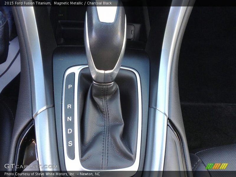 Magnetic Metallic / Charcoal Black 2015 Ford Fusion Titanium