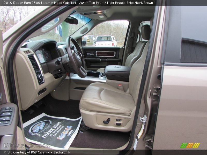 Austin Tan Pearl / Light Pebble Beige/Bark Brown 2010 Dodge Ram 2500 Laramie Mega Cab 4x4