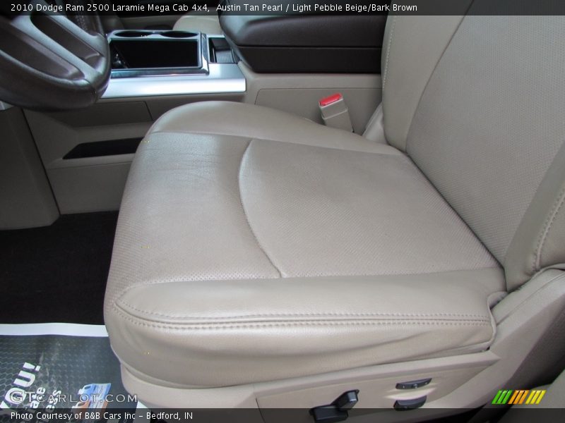 Austin Tan Pearl / Light Pebble Beige/Bark Brown 2010 Dodge Ram 2500 Laramie Mega Cab 4x4
