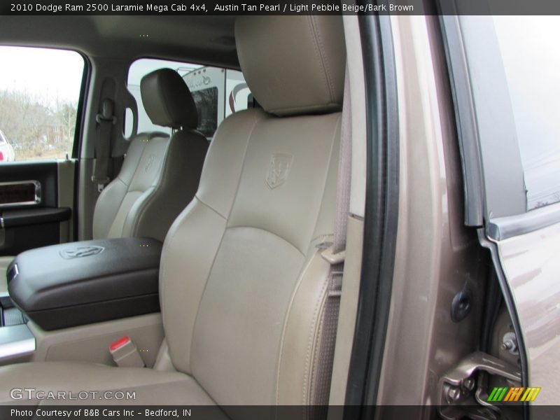 Austin Tan Pearl / Light Pebble Beige/Bark Brown 2010 Dodge Ram 2500 Laramie Mega Cab 4x4