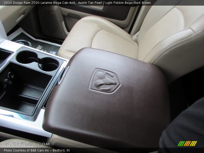 Austin Tan Pearl / Light Pebble Beige/Bark Brown 2010 Dodge Ram 2500 Laramie Mega Cab 4x4