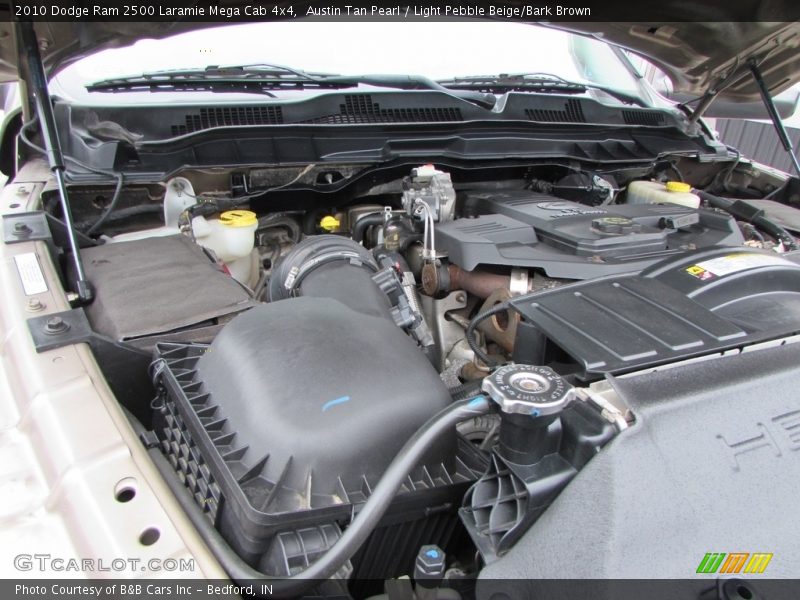 Austin Tan Pearl / Light Pebble Beige/Bark Brown 2010 Dodge Ram 2500 Laramie Mega Cab 4x4