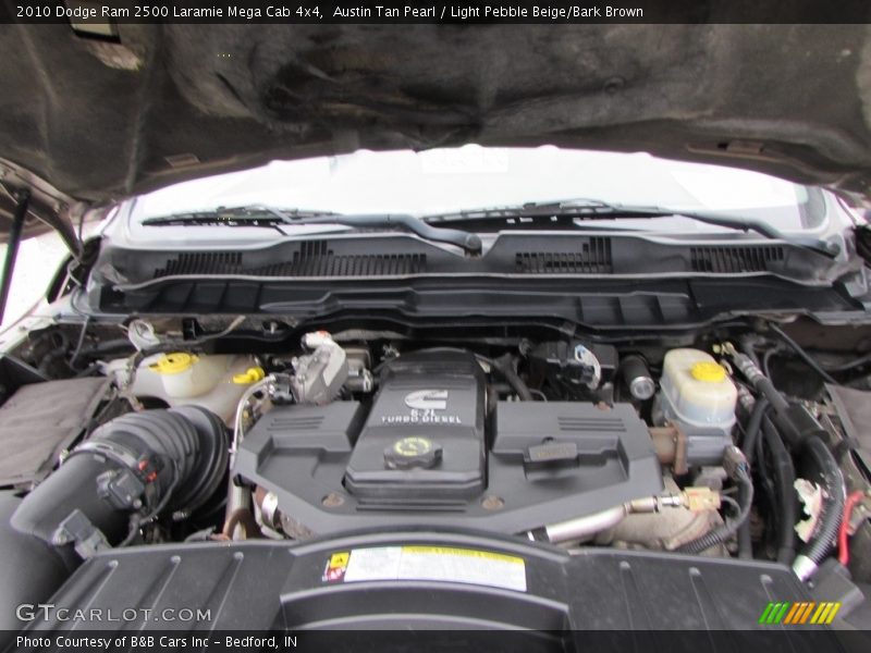 Austin Tan Pearl / Light Pebble Beige/Bark Brown 2010 Dodge Ram 2500 Laramie Mega Cab 4x4