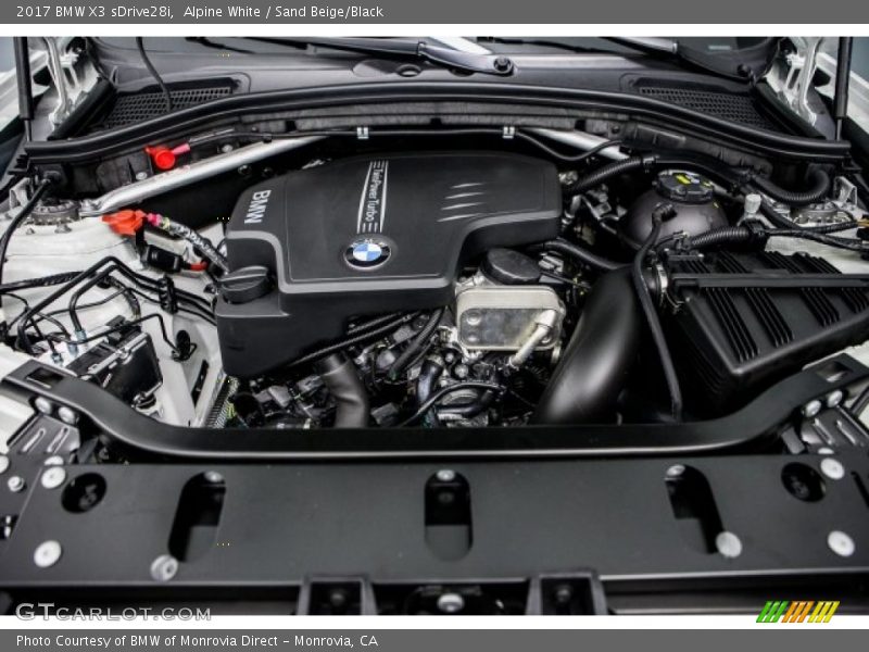 Alpine White / Sand Beige/Black 2017 BMW X3 sDrive28i