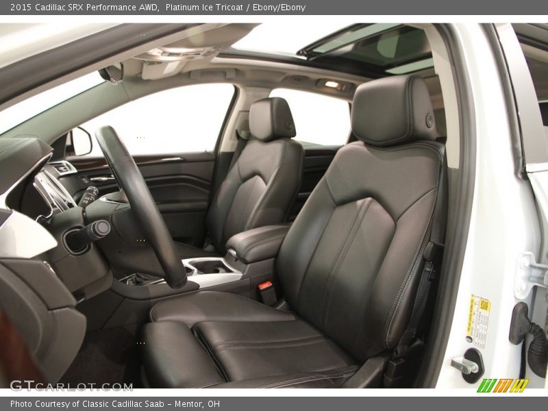 Platinum Ice Tricoat / Ebony/Ebony 2015 Cadillac SRX Performance AWD