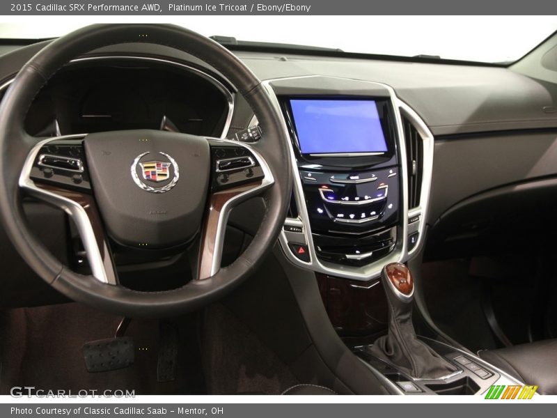 Platinum Ice Tricoat / Ebony/Ebony 2015 Cadillac SRX Performance AWD
