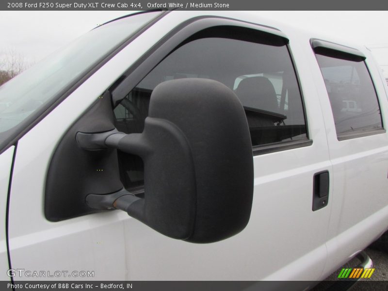 Oxford White / Medium Stone 2008 Ford F250 Super Duty XLT Crew Cab 4x4