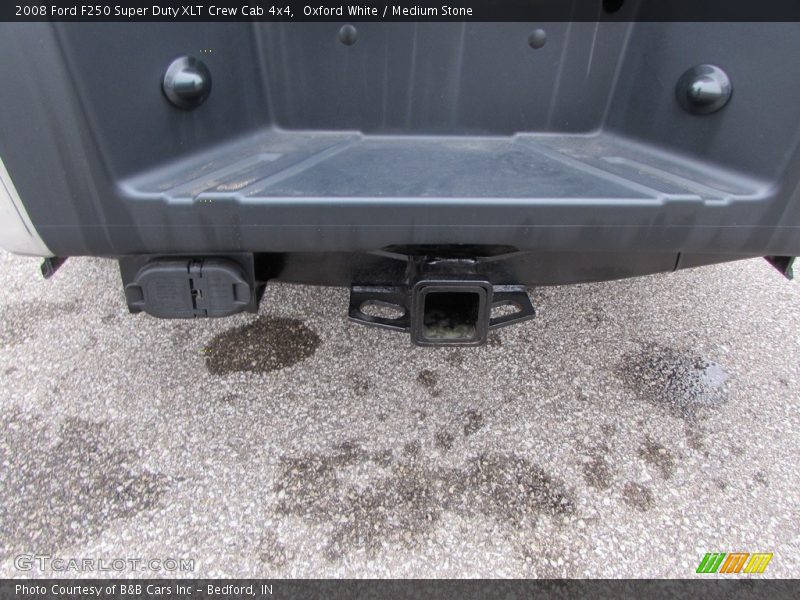 Oxford White / Medium Stone 2008 Ford F250 Super Duty XLT Crew Cab 4x4