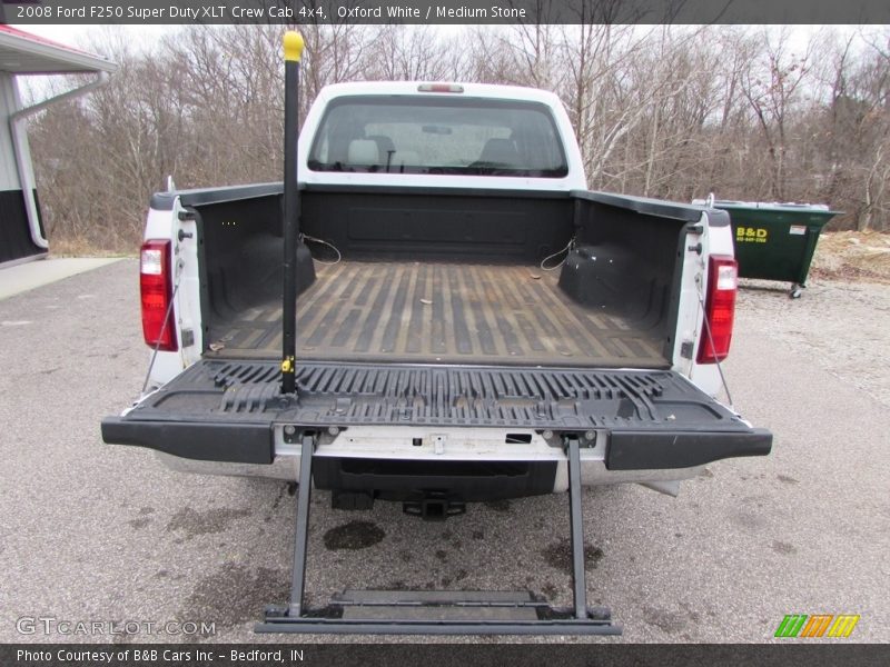 Oxford White / Medium Stone 2008 Ford F250 Super Duty XLT Crew Cab 4x4